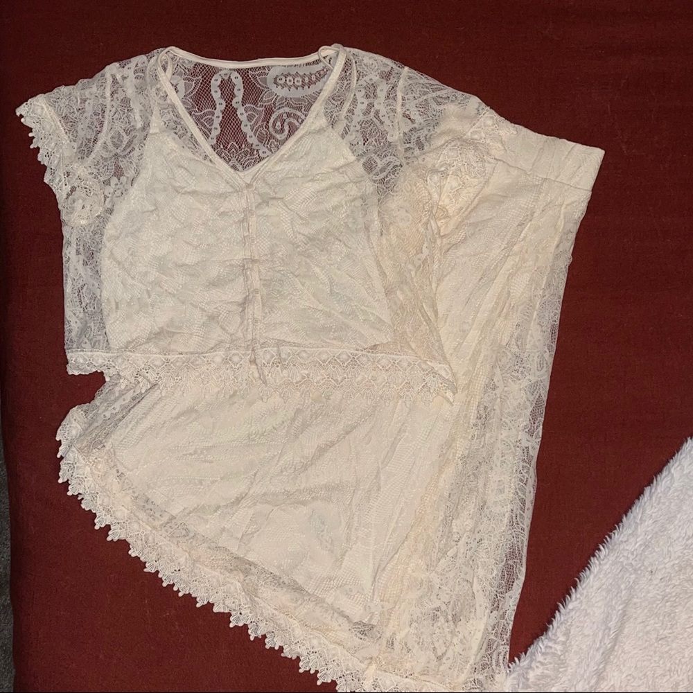 Torrid Two-Piece Crop Top & Skirt Set (Size 1)